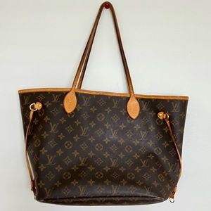 Louis Vuitton- Neverfull Bag Monogram Canvas Tote